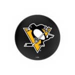 Pittsburgh Penguins 36-Inch Swivel Backless Extra Tall Bar Stool w/ Chrome Finish, Single-Ring Base, 2-Inch Chrome Ring, 2.5-Inch Cushion Seat 4 Pittsburgh Penguins 36-Inch Swivel Backless Extra Tall Bar Stool w/ Chrome Finish, Single-Ring Base, 2-Inch Chrome Ring, 2.5-Inch Cushion Seat