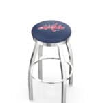Washington Capitals 25-Inch Swivel Backless Counter Stool w/ Chrome Finish, Single-Ring Base, 2-Inch Chrome Ring, 2.5-Inch Cushion Seat 3 Washington Capitals 25-Inch Swivel Backless Counter Stool w/ Chrome Finish, Single-Ring Base, 2-Inch Chrome Ring, 2.5-Inch Cushion Seat