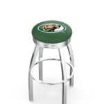 Bemidji State University 25-Inch Swivel Backless Counter Stool w/ Chrome Finish, Single-Ring Base, 2.75-Inch Chrome Ribbed Ring, 2.5-Inch Cushion Seat 3 Bemidji State University 25-Inch Swivel Backless Counter Stool w/ Chrome Finish, Single-Ring Base, 2.75-Inch Chrome Ribbed Ring, 2.5-Inch Cushion Seat