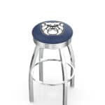 Butler University 25-Inch Swivel Backless Counter Stool w/ Chrome Finish, Single-Ring Base, 2.75-Inch Chrome Ribbed Ring, 2.5-Inch Cushion Seat 3 Butler University 25-Inch Swivel Backless Counter Stool w/ Chrome Finish, Single-Ring Base, 2.75-Inch Chrome Ribbed Ring, 2.5-Inch Cushion Seat