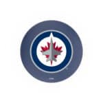 Winnipeg Jets 25-Inch Swivel Backless Counter Stool w/ Chrome Finish, Single-Ring Base, 2.75-Inch Chrome Ribbed Ring, 2.5-Inch Cushion Seat 4 Winnipeg Jets 25-Inch Swivel Backless Counter Stool w/ Chrome Finish, Single-Ring Base, 2.75-Inch Chrome Ribbed Ring, 2.5-Inch Cushion Seat