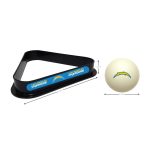 LA Chargers Billiards Cue Ball and Triangle Set