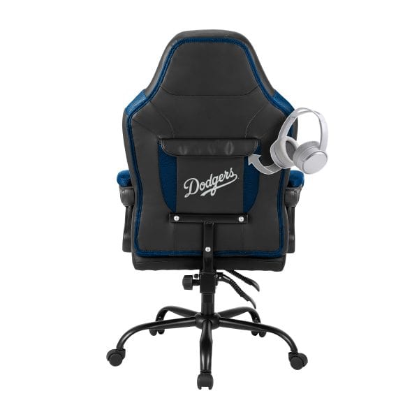 LA Dodgers Embroidered Oversized Office Chair with Pouch 3