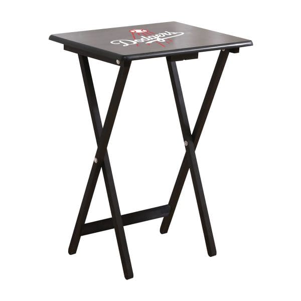 LA Dodgers TV Tray Set with Stand