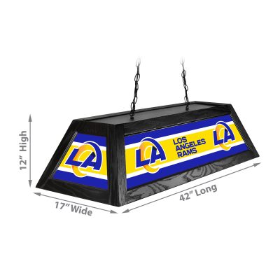 LA Rams 42 Inch Acrylic Billiard Lamp