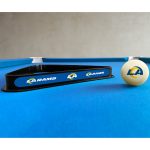 LA Rams Polyester Billiard Cue Ball and Triangle Set