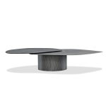 LAYER Ceramic Top Steel Base Coffee Table