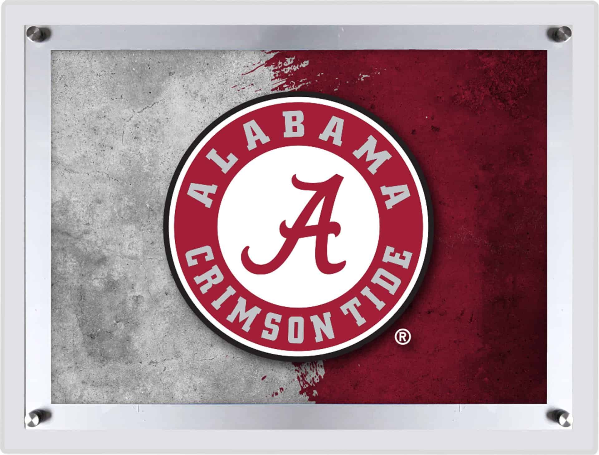 University of Alabama (Script A) A4 Backlit LED Sign 1 University of Alabama (Script A) A4 Backlit LED Sign