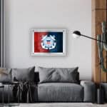 United States Coast Guard A4 Backlit LED Sign