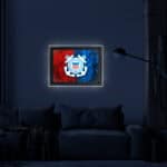 United States Coast Guard A4 Backlit LED Sign