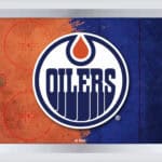 Edmonton Oilers A4 Backlit LED Sign