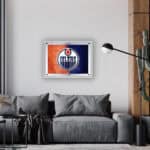 Edmonton Oilers A4 Backlit LED Sign