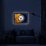 United States Navy A3 Backlit LED Sign