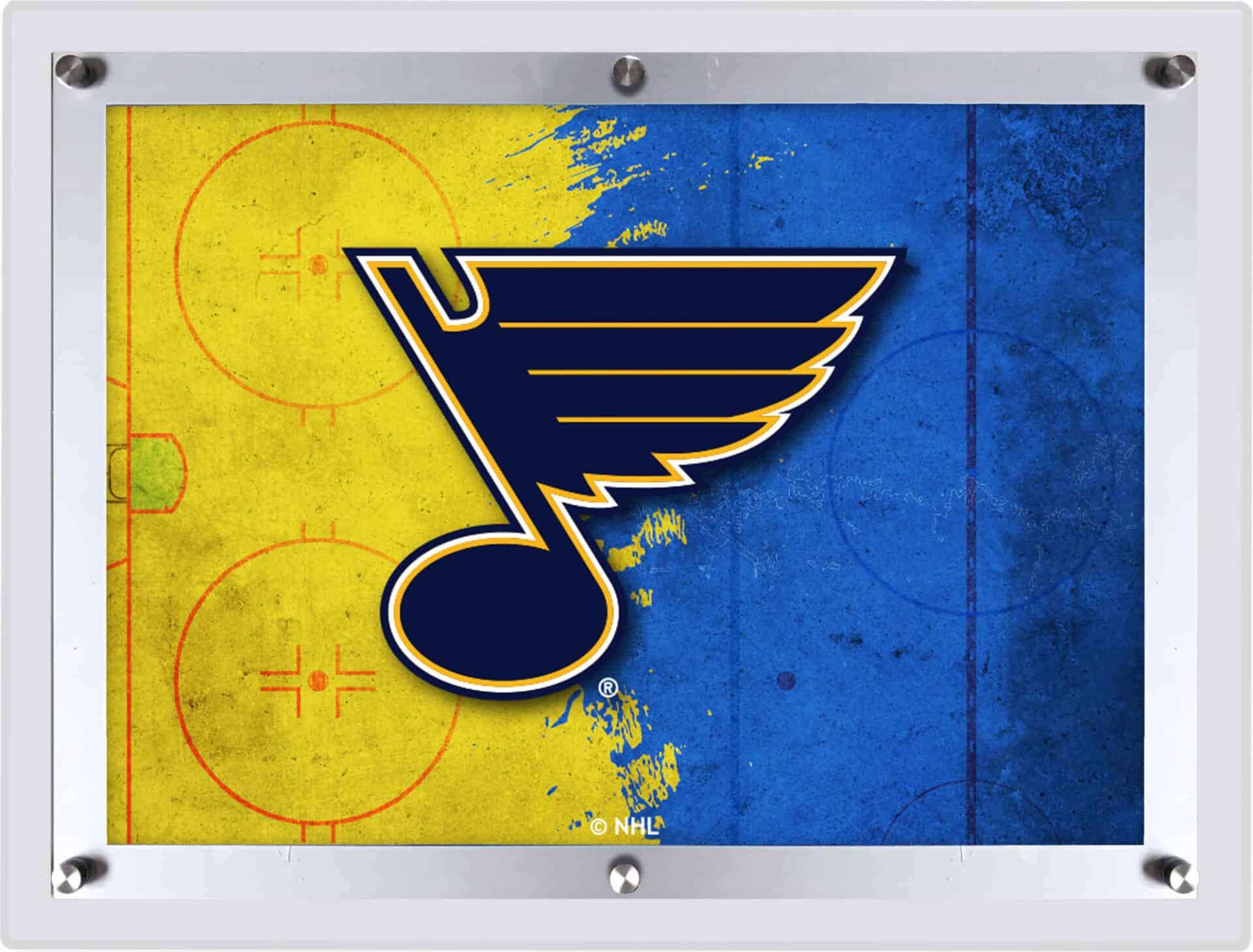 St Louis Blues LG Backlit LED Sign 1 St Louis Blues LG Backlit LED Sign