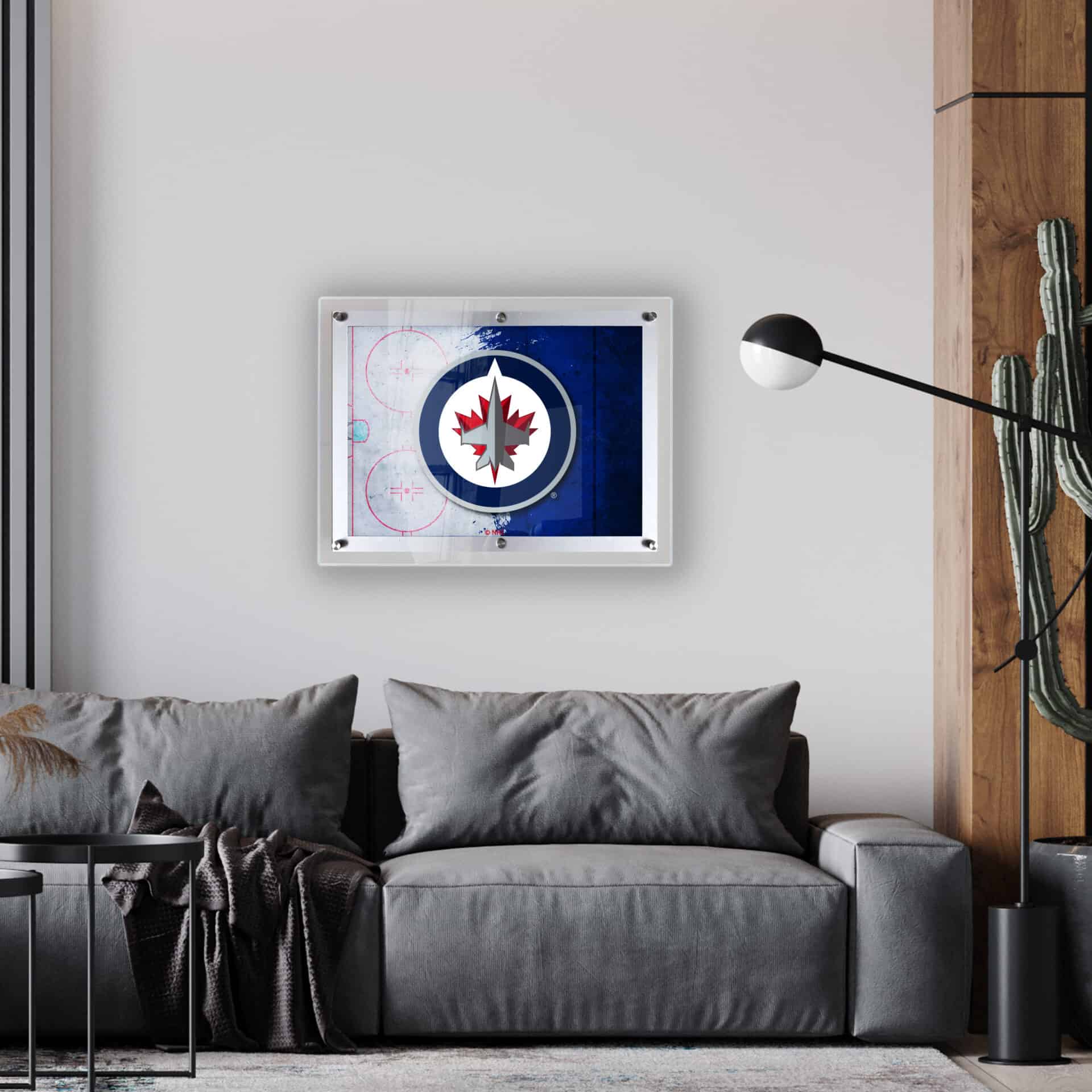 Winnipeg Jets LG Backlit LED Sign 2 Winnipeg Jets LG Backlit LED Sign - Image 2