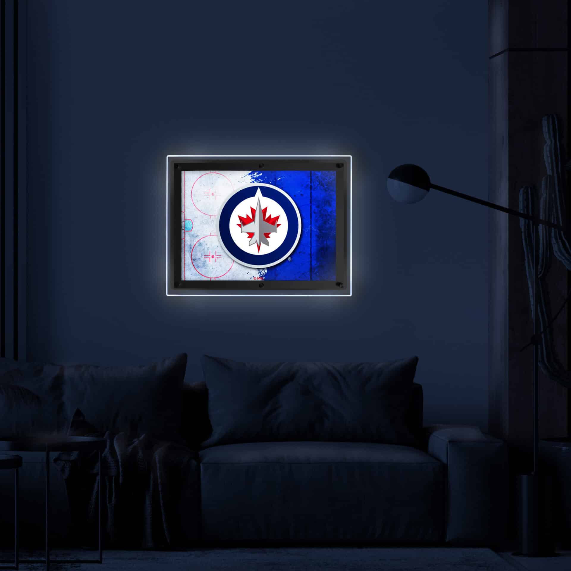 Winnipeg Jets LG Backlit LED Sign 3 Winnipeg Jets LG Backlit LED Sign - Image 3