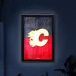 Calgary Flames 16x24 Snapframe Lightbox 8 Calgary Flames 16x24 Snapframe Lightbox