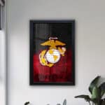 United States Marine Corps (Red/Yellow) 16x24 Snapframe Lightbox 7 United States Marine Corps (Red/Yellow) 16x24 Snapframe Lightbox