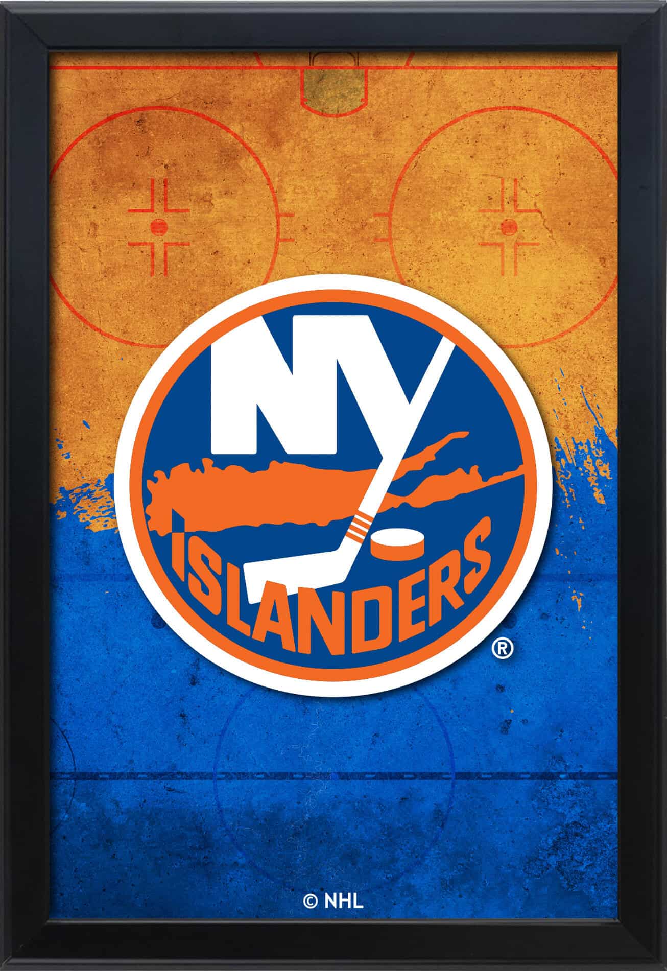 New York Islanders 16x24 Snapframe Lightbox 1 New York Islanders 16x24 Snapframe Lightbox