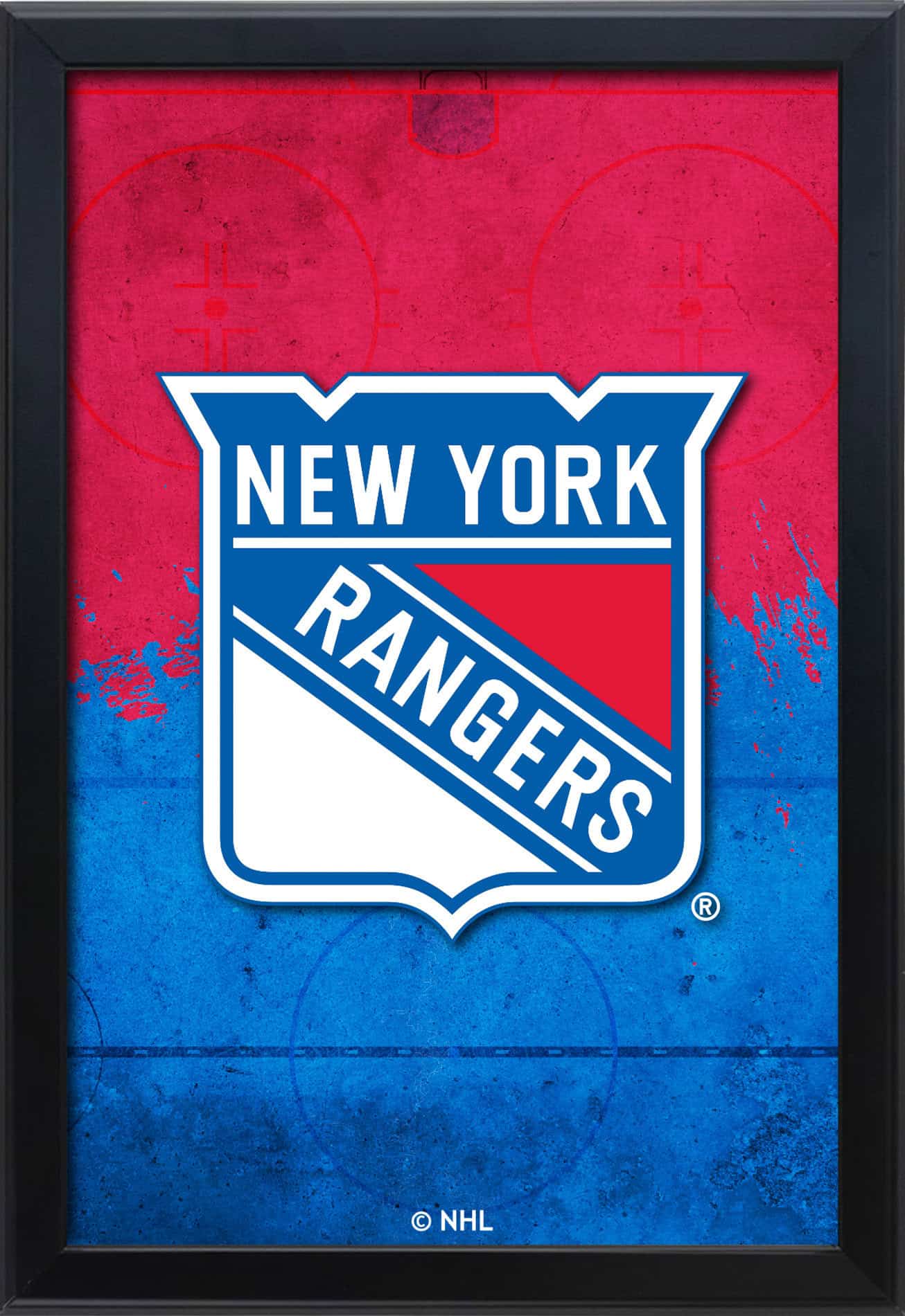 New York Rangers 16x24 Snapframe Lightbox 1 New York Rangers 16x24 Snapframe Lightbox