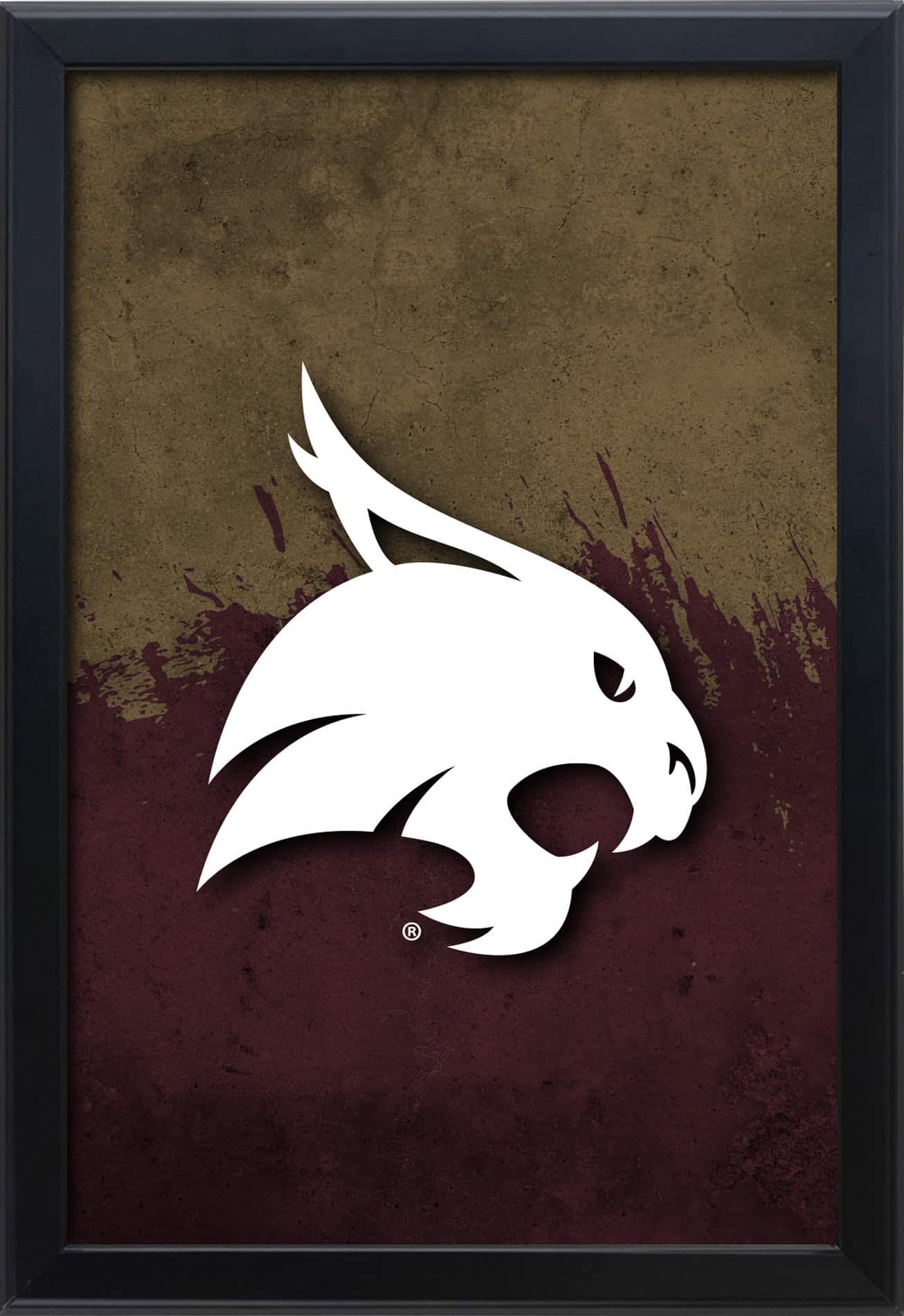 Texas State University 16x24 Snapframe Lightbox 1 Texas State University 16x24 Snapframe Lightbox