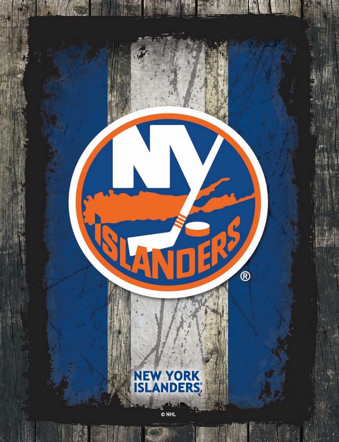New York Islanders 15x20 Logo Canvas Wall Art (Alternate) 1 New York Islanders 15x20 Logo Canvas Wall Art (Alternate)