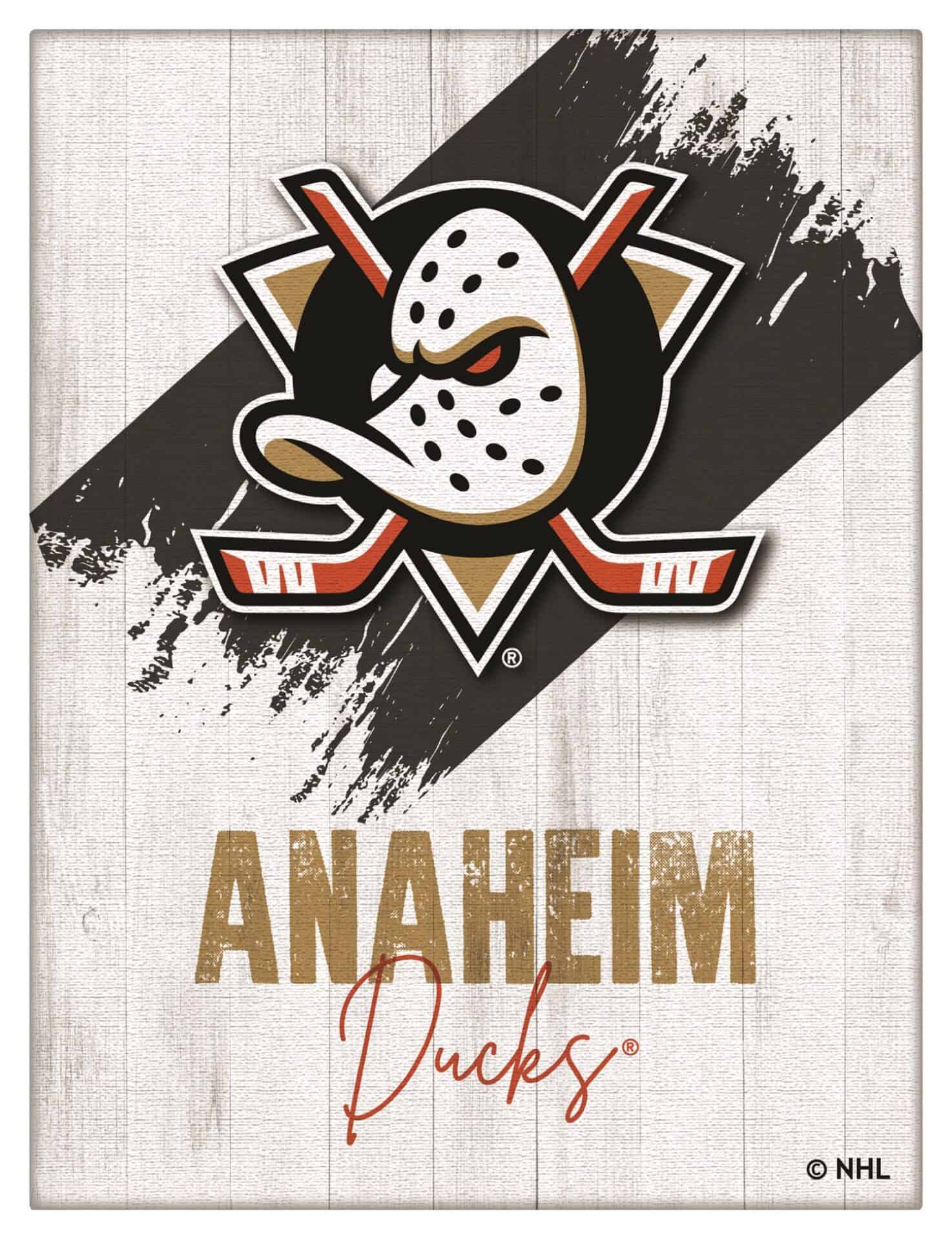 Anaheim Ducks 15x20 Logo Canvas Wall Art (Portrait) 1 Anaheim Ducks 15x20 Logo Canvas Wall Art (Portrait)