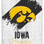 University of Iowa 24x32 Logo Canvas Wall Art (Portrait)