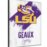 Louisiana State University 24x32 Logo Canvas Wall Art (Portrait)