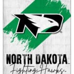 University of North Dakota 24x32 Logo Canvas Wall Art (Portrait)