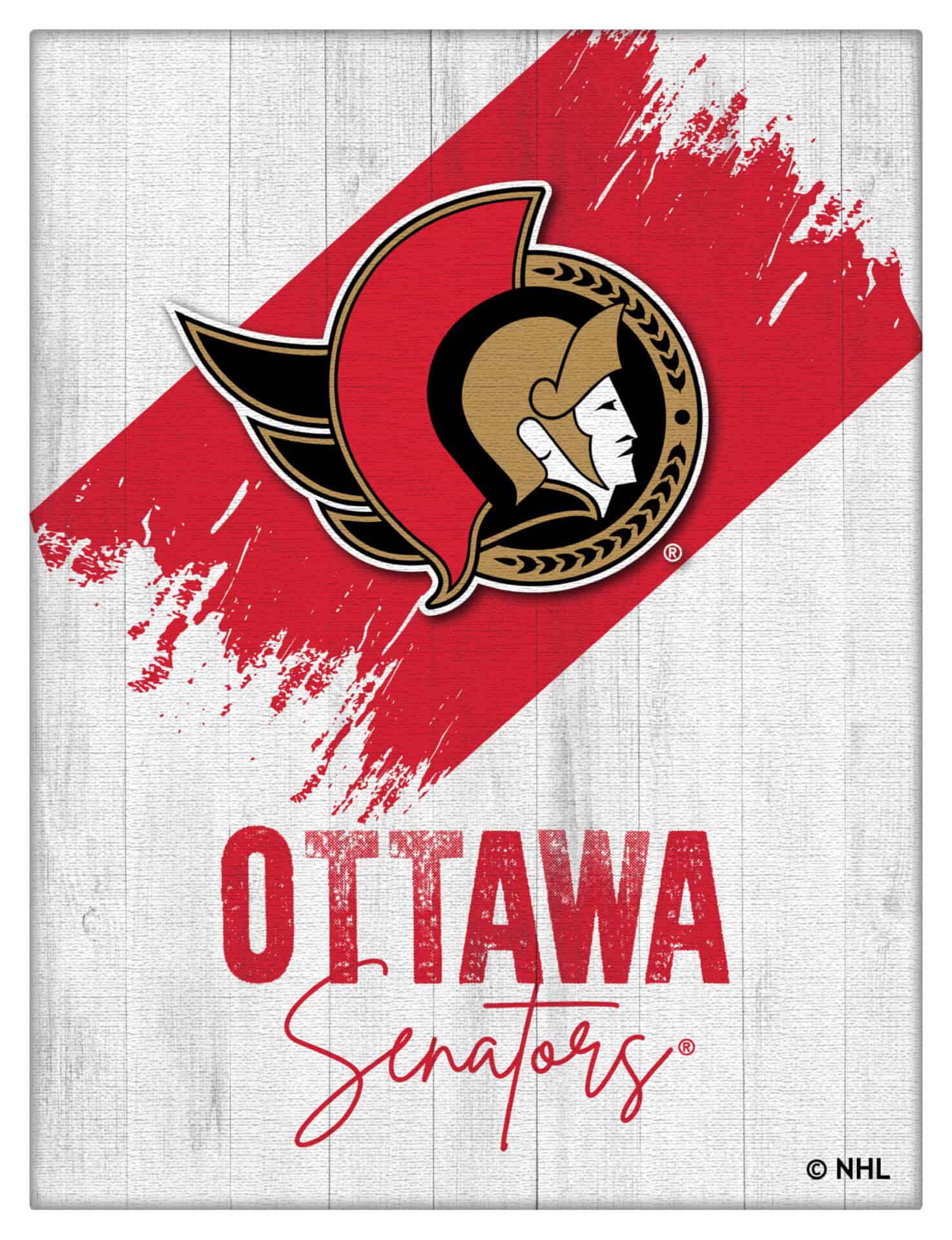 Ottawa Senators 24x32 Logo Canvas Wall Art (Portrait) 1 Ottawa Senators 24x32 Logo Canvas Wall Art (Portrait)