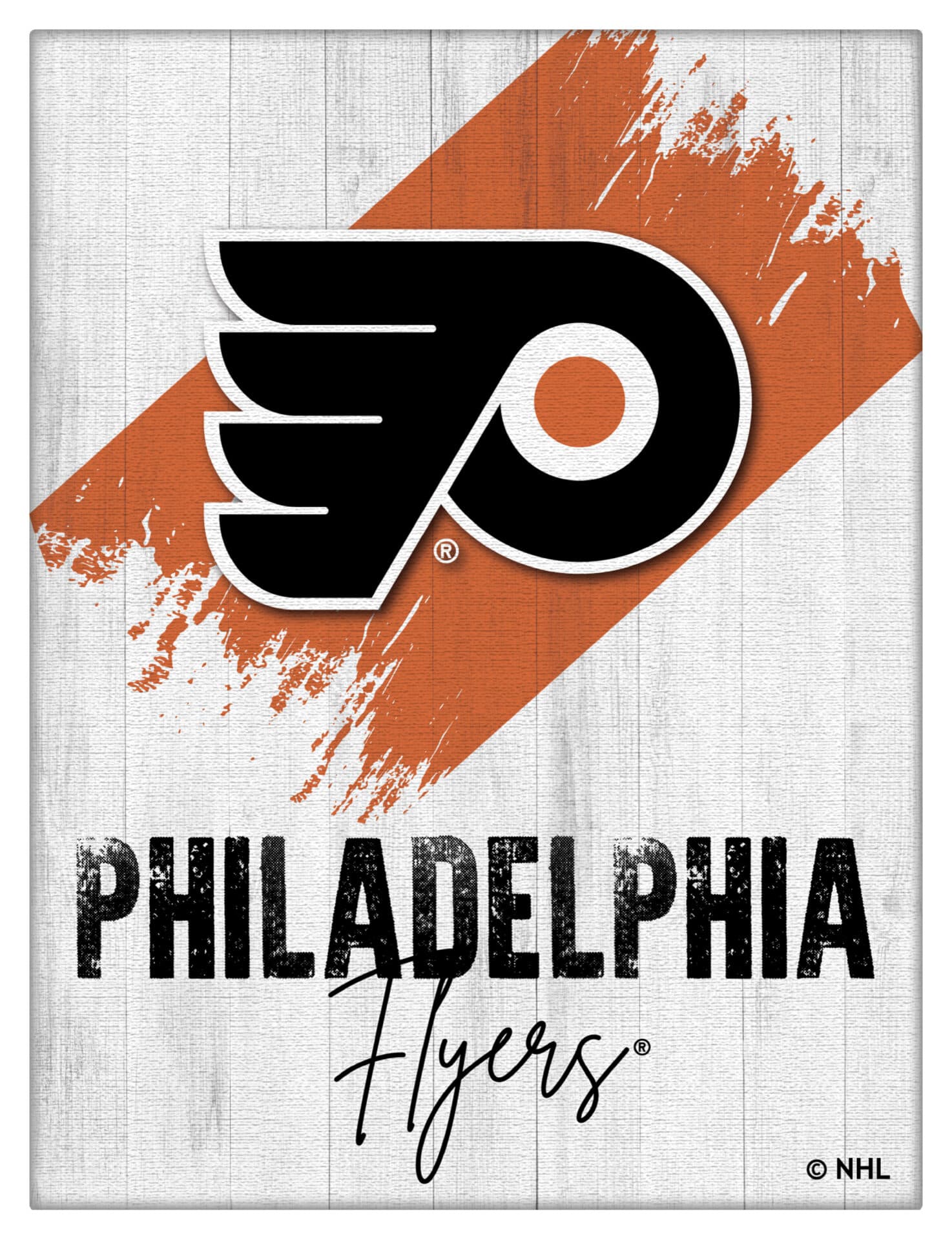 Philadelphia Flyers 24x32 Logo Canvas Wall Art (Portrait) 1 Philadelphia Flyers 24x32 Logo Canvas Wall Art (Portrait)