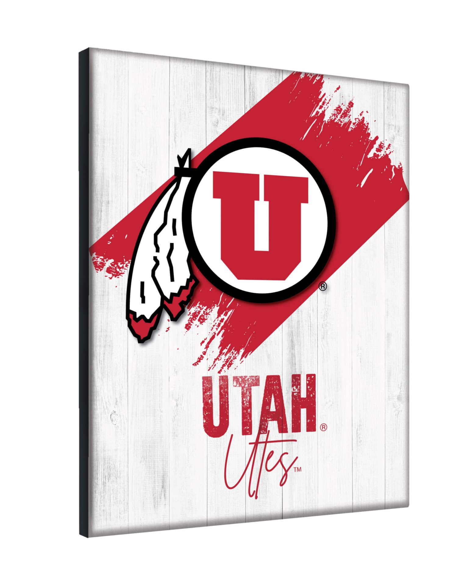 University of Utah 15x20 Logo Canvas Wall Art (Portrait) 2 University of Utah 15x20 Logo Canvas Wall Art (Portrait) - Image 2