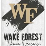 Wake Forest University 15x20 Logo Canvas Wall Art (Portrait)