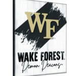 Wake Forest University 15x20 Logo Canvas Wall Art (Portrait)