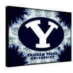Brigham Young University 15x20 Logo Canvas Wall Art