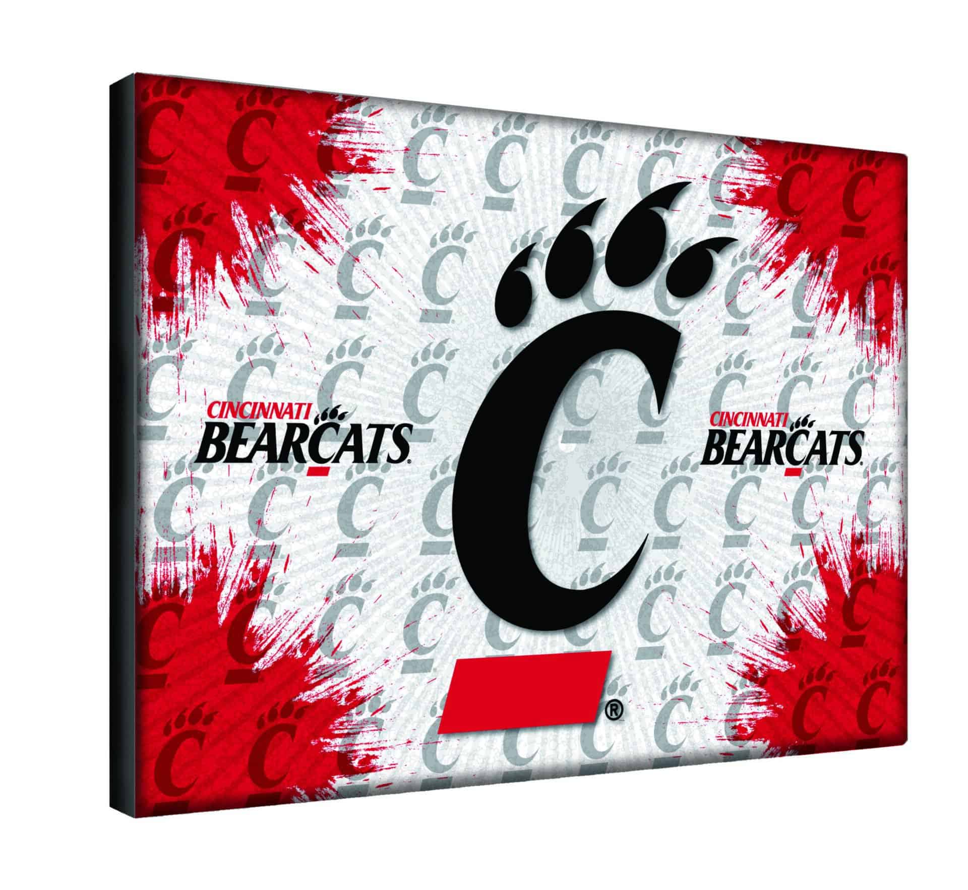 University of Cincinnati 24x32 Logo Canvas Wall Art 2 University of Cincinnati 24x32 Logo Canvas Wall Art - Image 2