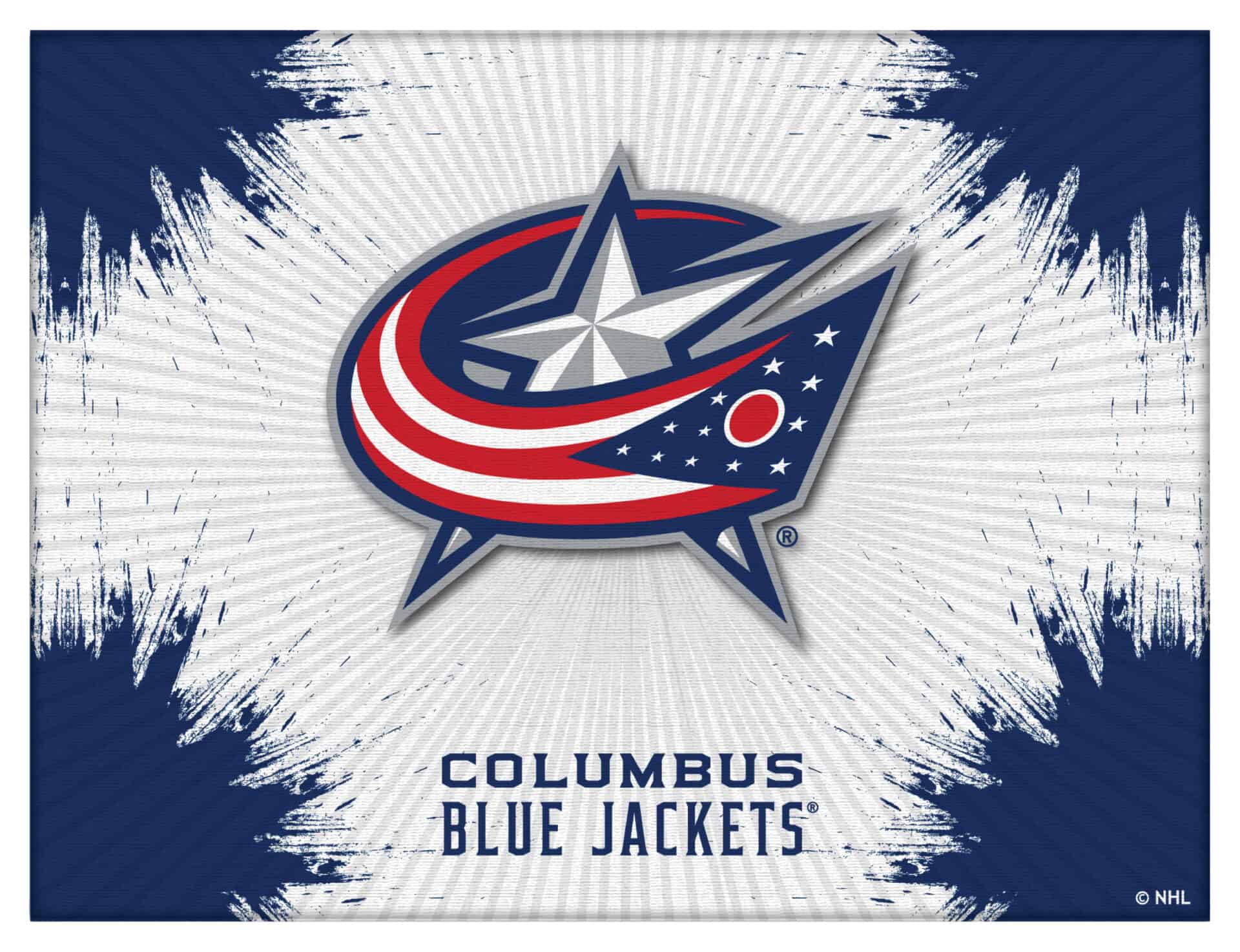 Columbus Blue Jackets 24x32 Logo Canvas Wall Art 1 Columbus Blue Jackets 24x32 Logo Canvas Wall Art