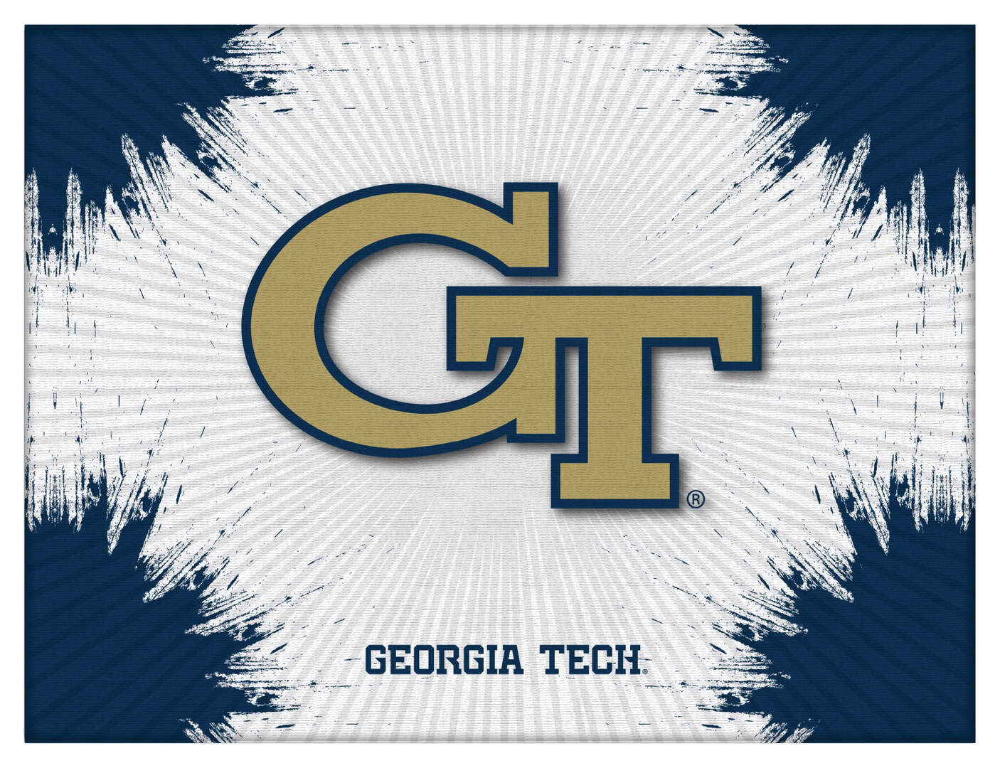Georgia Tech 24x32 Logo Canvas Wall Art 1 Georgia Tech 24x32 Logo Canvas Wall Art