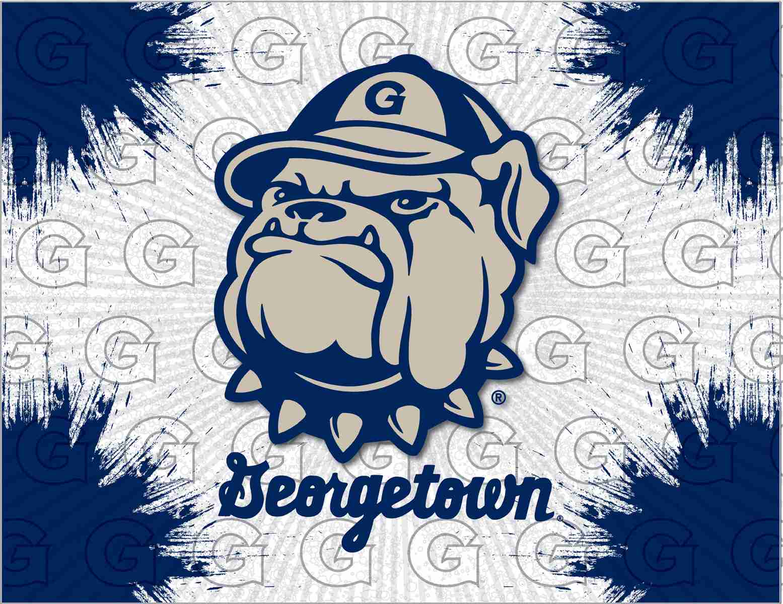 Georgetown University 24x32 Logo Canvas Wall Art 1 Georgetown University 24x32 Logo Canvas Wall Art