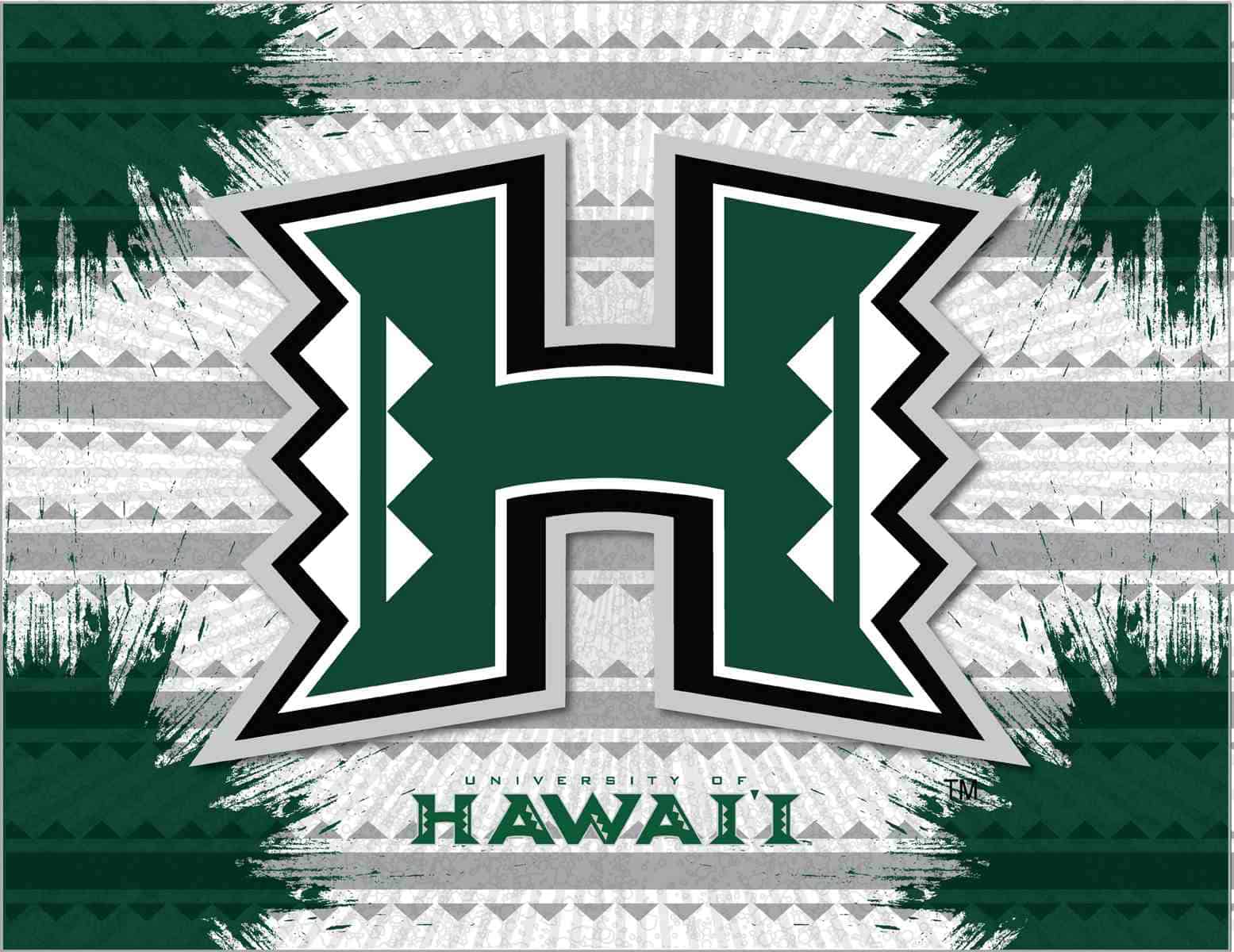 University of Hawaii 15x20 Logo Canvas Wall Art 1 University of Hawaii 15x20 Logo Canvas Wall Art