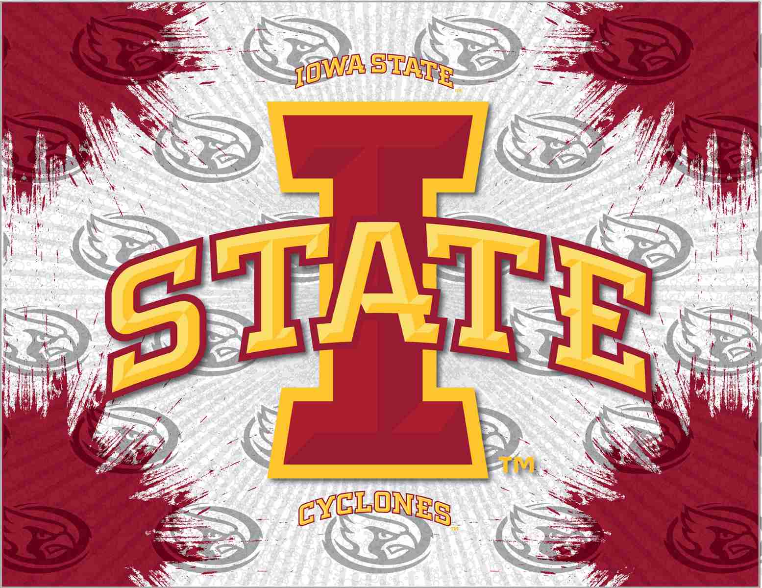 Iowa State University 15x20 Logo Canvas Wall Art 1 Iowa State University 15x20 Logo Canvas Wall Art