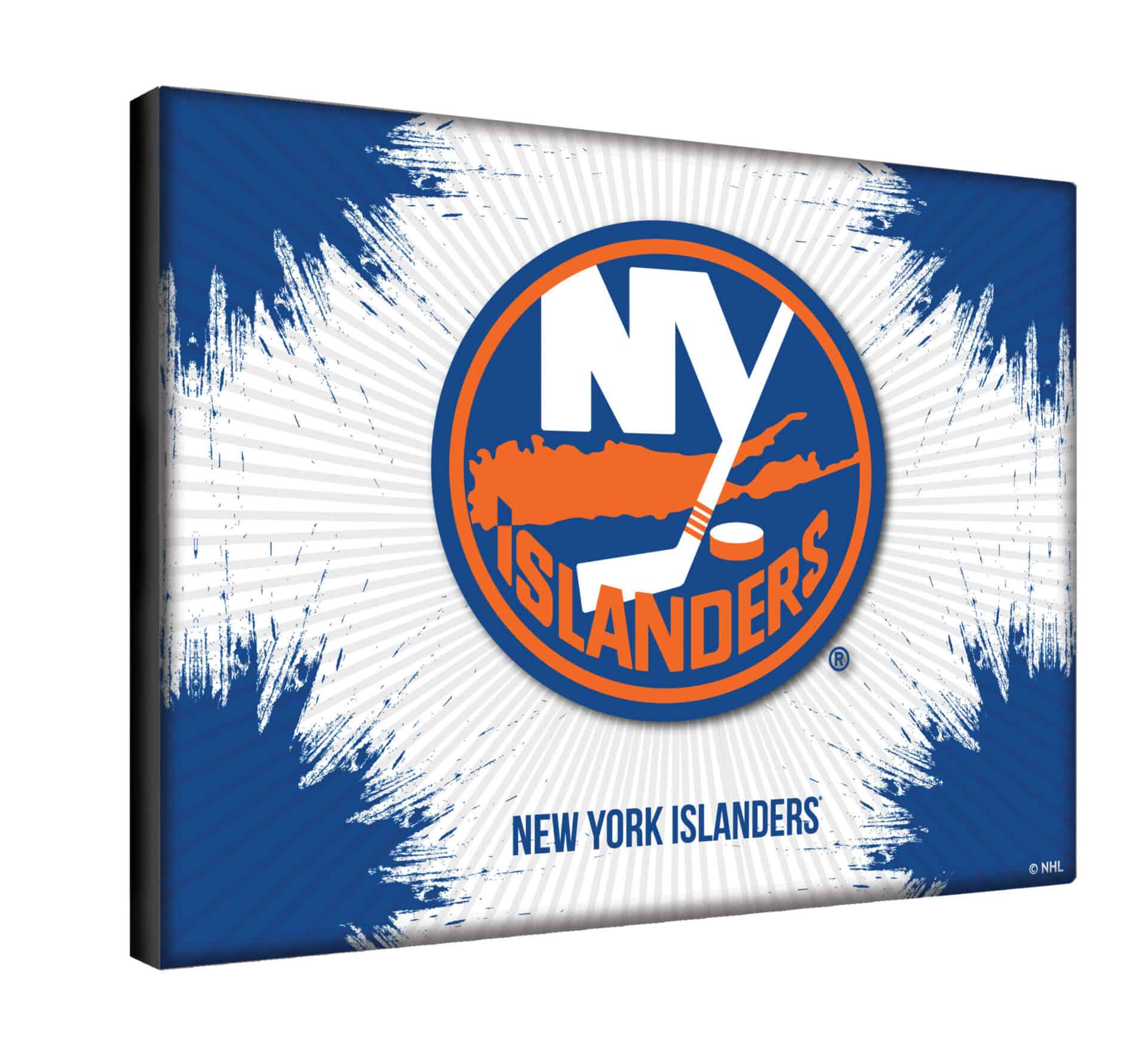 New York Islanders 24x32 Logo Canvas Wall Art 2 New York Islanders 24x32 Logo Canvas Wall Art - Image 2