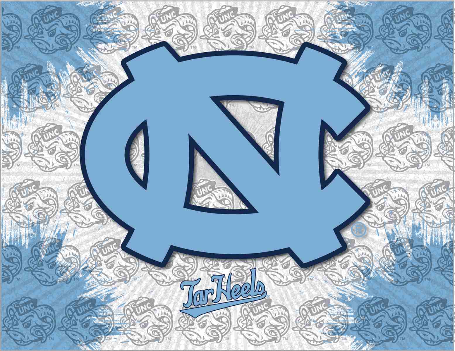 University of North Carolina 15x20 Logo Canvas Wall Art 1 University of North Carolina 15x20 Logo Canvas Wall Art