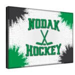 University of North Dakota (Hockey) 24x32 Logo Canvas Wall Art