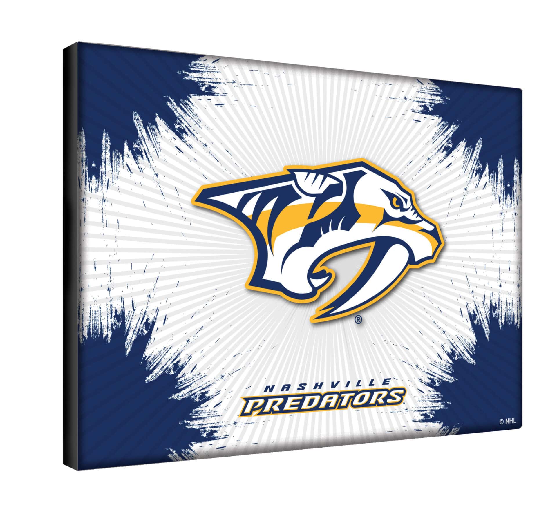 Nashville Predators 24x32 Logo Canvas Wall Art 2 Nashville Predators 24x32 Logo Canvas Wall Art - Image 2