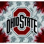 Ohio State University 24x32 Logo Canvas Wall Art