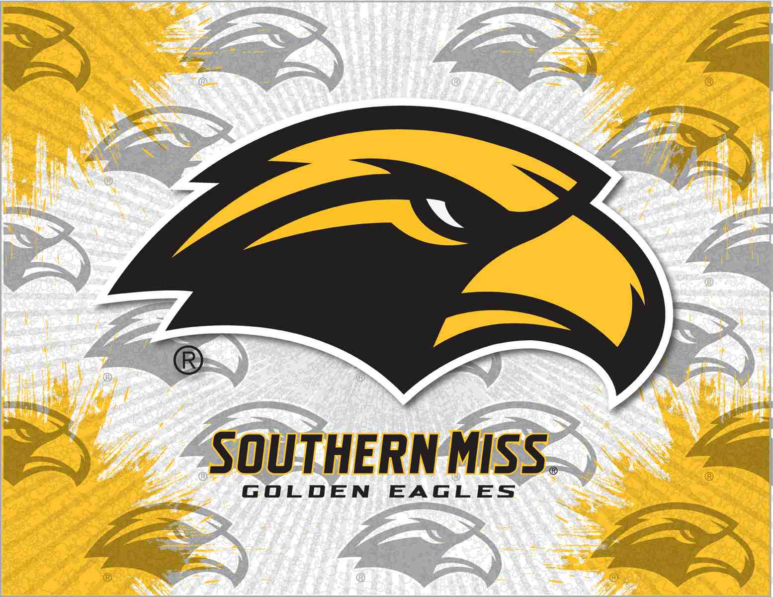 University of Southern Mississippi 15x20 Logo Canvas Wall Art 1 University of Southern Mississippi 15x20 Logo Canvas Wall Art
