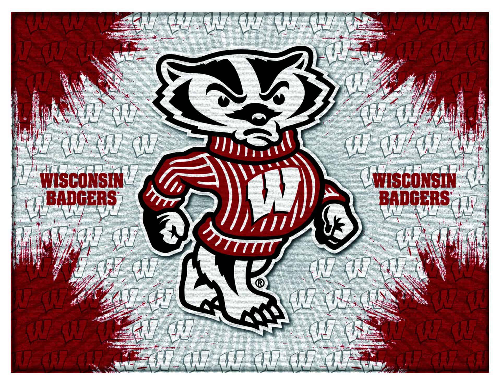 University of Wisconsin (Badger) 24x32 Logo Canvas Wall Art 3 University of Wisconsin (Badger) 24x32 Logo Canvas Wall Art