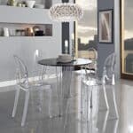 Stackable Clear Acrylic Chair for Indoor and Outdoor Use 10 Stackable Clear Acrylic Chair for Indoor and Outdoor Use